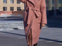 Зимнее пальто «Ницца»  . Размер 42-44,46-48 Утеплитель силикон 150 До