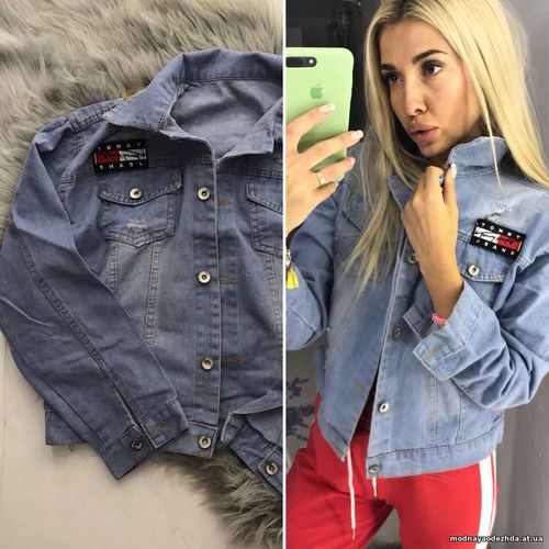 Джинсовая куртка Tommy Jeans-производство Китай №01939 Цена: 640.00 гр