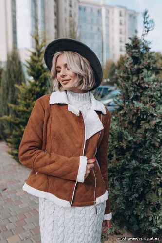 Дубленки «Zara” из ЭКО-замши на овечьей шерсти Очень тёплая и стильная
