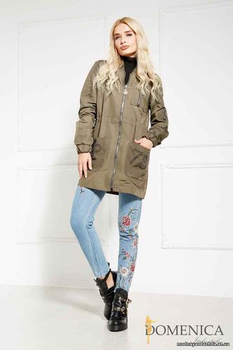 Р 1870 1100 грн. Эксклюзивная парка Philipp Plein. Декорирована качест