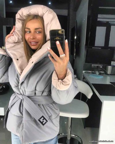 WINTER COLLECTION «F» с капюшоном-воротом из плотного непродуваемого/в