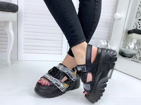 Код 962 Сандали Balenciaga ,  цвет белый материал НАТУРАЛЬНАЯ КОЖА + т