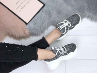 Код 11170 Кроссовки = Balenciaga=, цвет: Серый,  материал: обувной тек