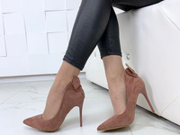 Код 11764 Туфли =Lovt= .цвет: Dirty pink. материал: экозаш каблук 10 с