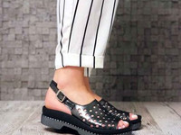 Код 3848 Босоножки Betty. Натуральная кожа. Каблук 2,5см, подошва 1,5