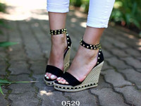 КОД 0529 В НАЛИЧИИ Босоножки =Style= Материал - ЗамЗамш Цвет - Черный