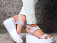Код 3721 Босоножки Ariel. Натуральная кожа. Платформа спереди 5см, сза