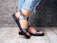 Код 3821 Удобные босоножки Vivian. Натуральная кожа. Каблук 2,5см, под