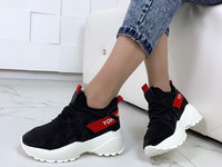 Код 11637 Кроссовки =Sport = , цвет: ЧЕРНЫЙ материал: обувной текстиль