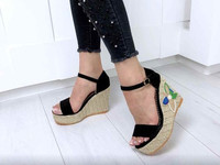 Код 11678 Босоножки на платформе = Cape = , цвет: Черный,  материал: э