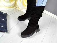 код =1088=  Демисезонные сапожки Comfort.  Натуральная замша,  внутри