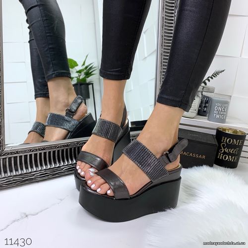 Код 11430 Босоножки =Non= , цвет: НИКЕЛЬ материал: экокожа ,.ширина пе Код 11430 Босоножки =Non= , цвет: НИКЕЛЬ материал: экокожа ,.ширина пе