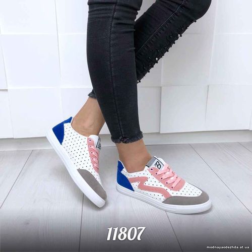 КОД 11807  Кеды = Peynet =, цвет: White + GREY, материал: материал: эк