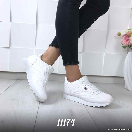 КОД 11174  Кроссовки = Ribokk=, цвет: Белый, материал: экокожа подошва