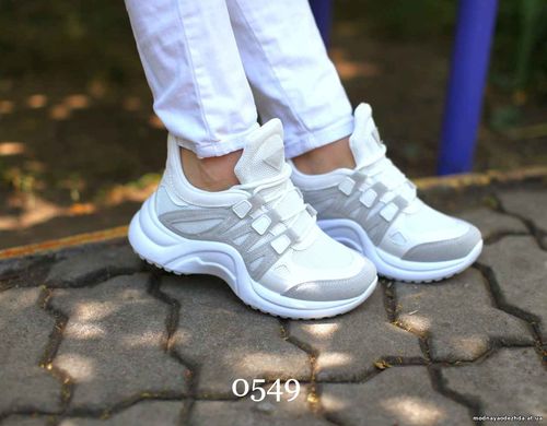 КОД 0549 В НАЛИЧИИ Кроссовки =Walk= Материал - КожЗам+Сетка Цвет - Бел