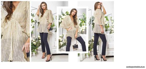 Туника «Виргиния» A2 Цена: 780.00 грн. Размер: M; L; XL Состав: сетка