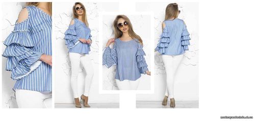 Блуза «Испанка» C1 Цена: 610.00 грн. Размер: L; XL Описание: ЦВЕТ - ГО