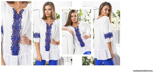 Блуза «Машенька» A2 Цена: 570.00 грн. Размер: L; XL Описание: ЦВЕТ - Б