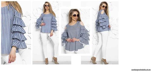 Блуза «Испанка» C2 Цена: 610.00 грн. Размер: M; L; XL Описание: ЦВЕТ -
